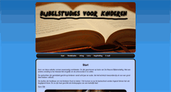 Desktop Screenshot of bijbelstudiesvoorkinderen.nl
