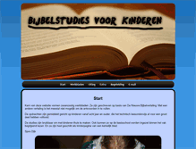Tablet Screenshot of bijbelstudiesvoorkinderen.nl